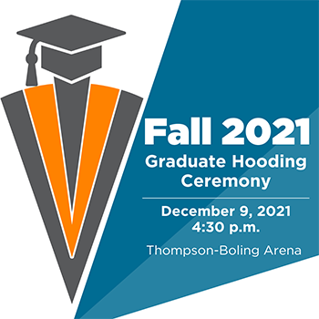 Fall 2021 Graduate Hooding Ceremony